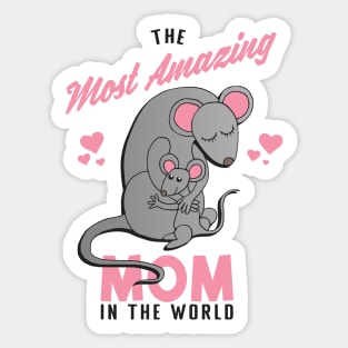 Amazing Mom Sticker